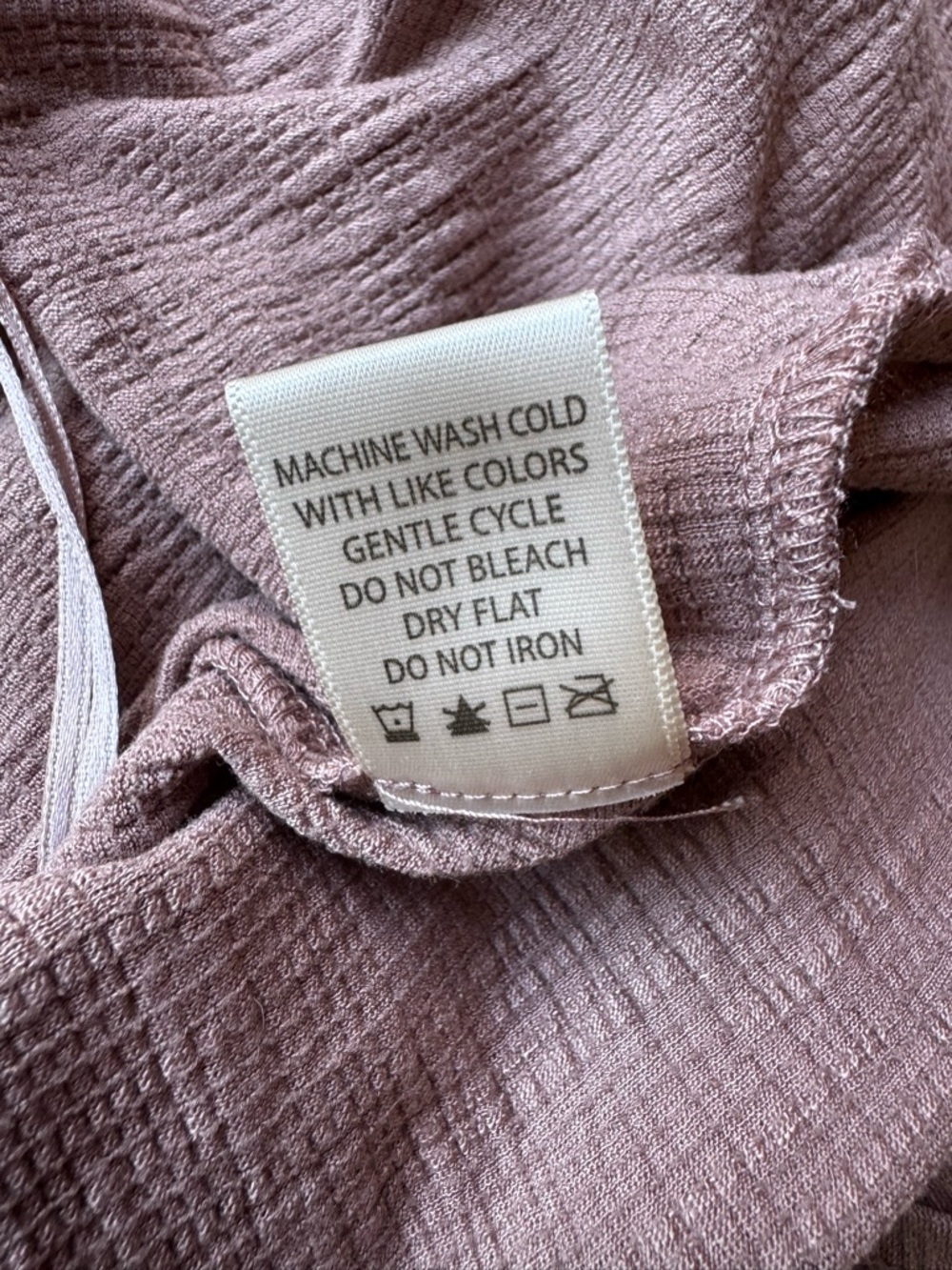 Max Studio Flutter Sleeves Texture Knit Scoop Neck Blouse Mauve Mist Size Large - Picture 8 of 11